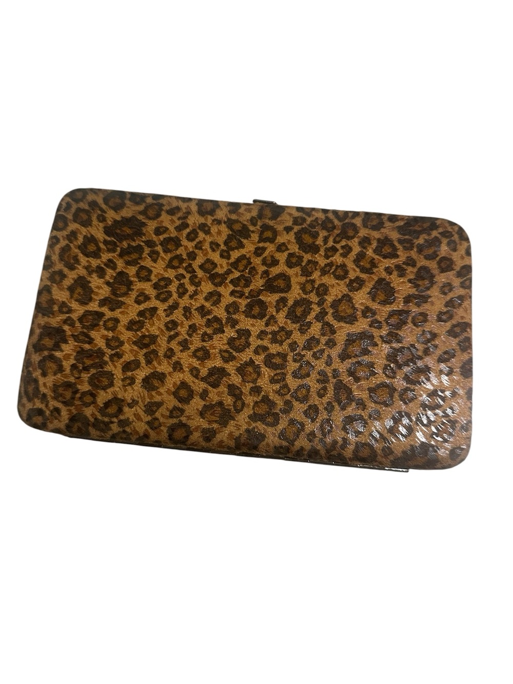 Kristine accessories Y2K cheetah print wallet clutch nwt